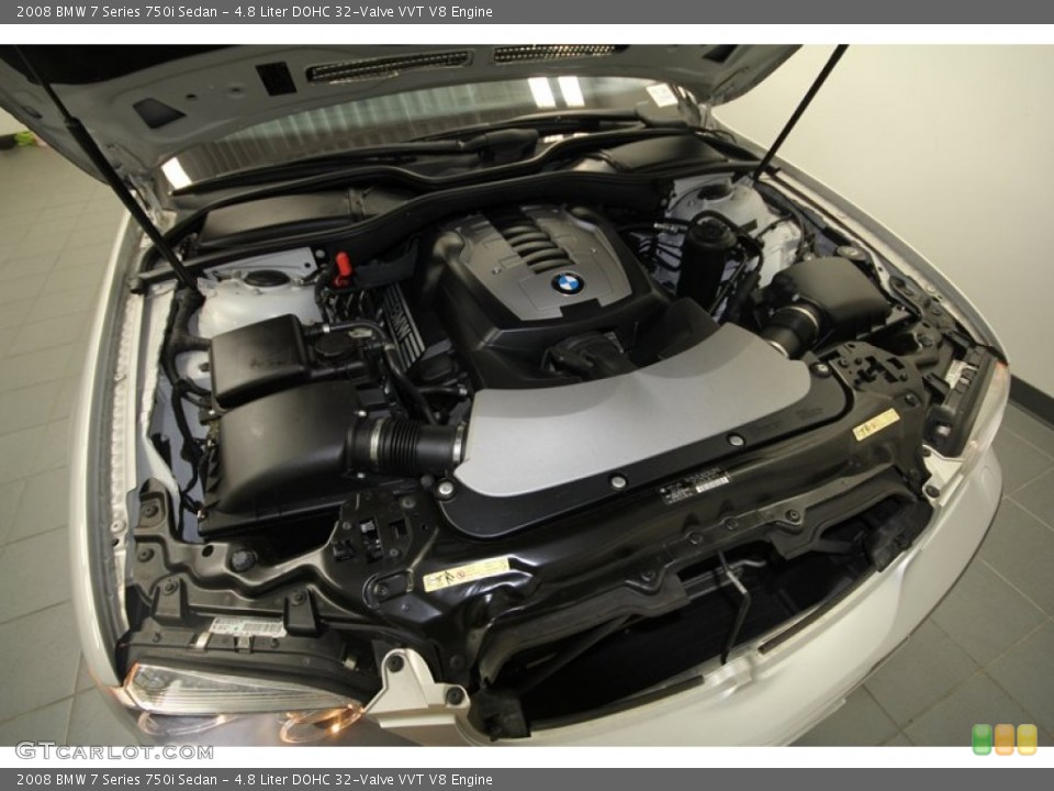 4.8 Liter DOHC 32-Valve VVT V8 Engine for the 2008 BMW 7 Series #70026863