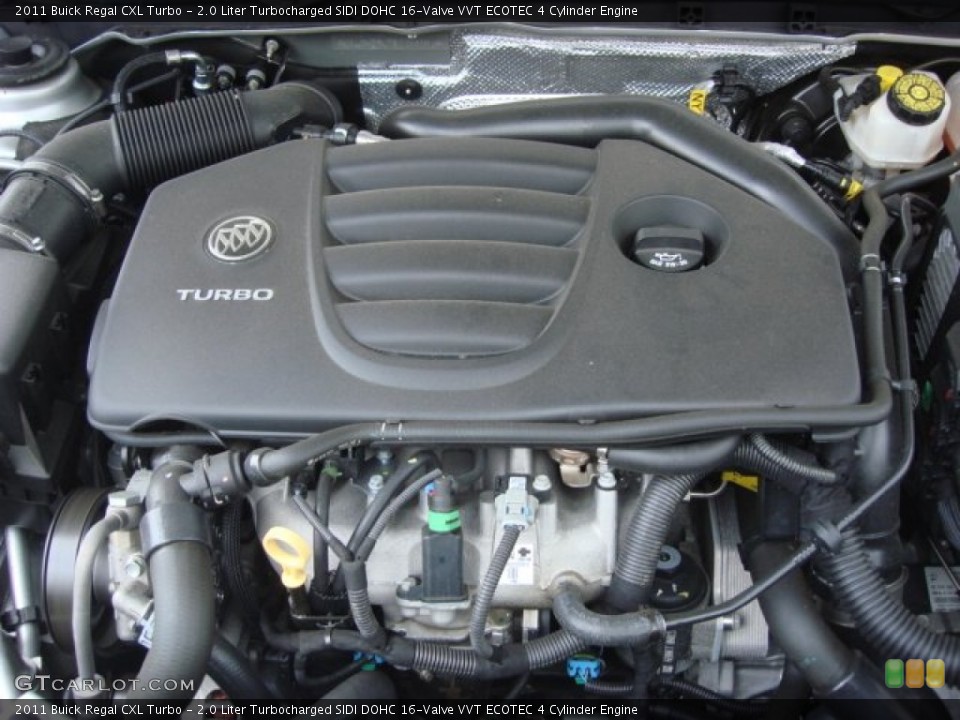 2.0 Liter Turbocharged SIDI DOHC 16-Valve VVT ECOTEC 4 Cylinder Engine for the 2011 Buick Regal #70036032