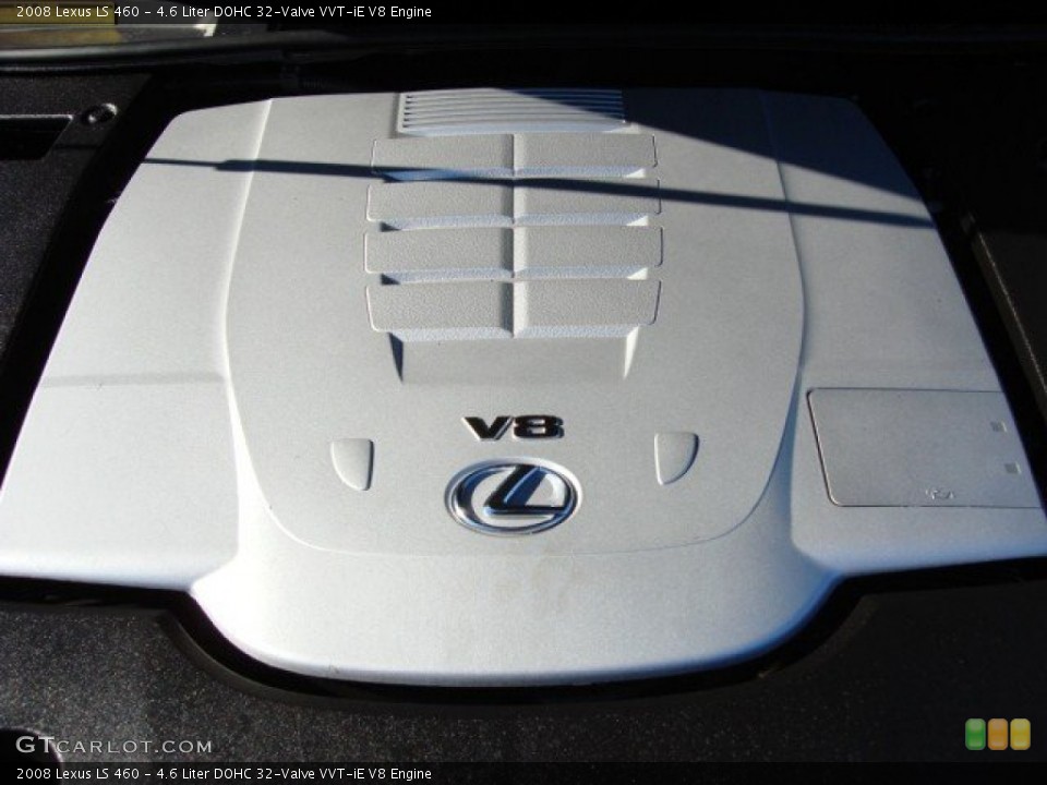 4.6 Liter DOHC 32-Valve VVT-iE V8 2008 Lexus LS Engine