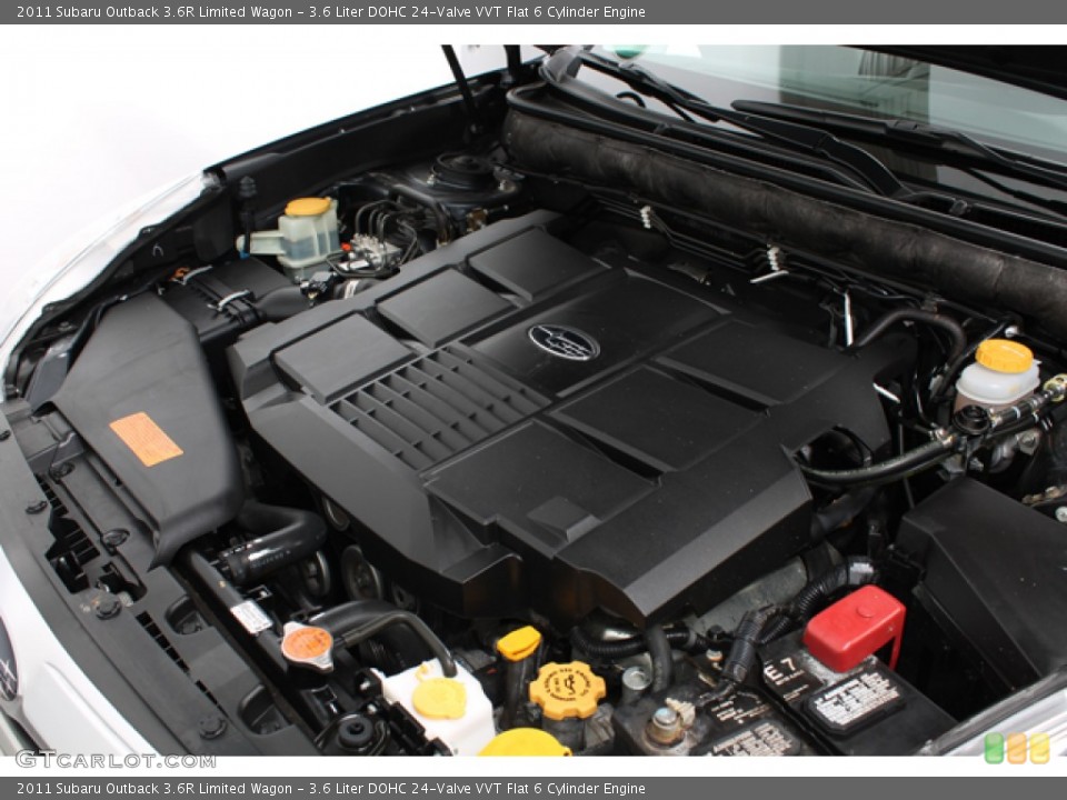 3.6 Liter DOHC 24-Valve VVT Flat 6 Cylinder Engine for the 2011 Subaru Outback #70048397