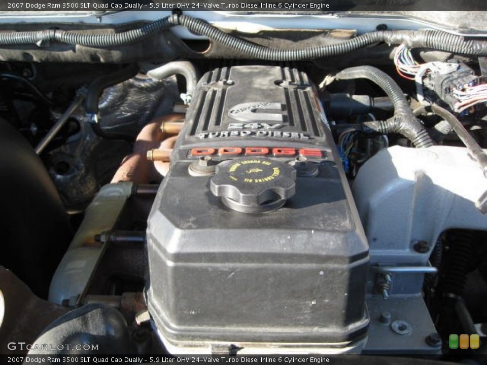 5.9 Liter OHV 24-Valve Turbo Diesel Inline 6 Cylinder Engine for the 2007 Dodge Ram 3500 #70085024