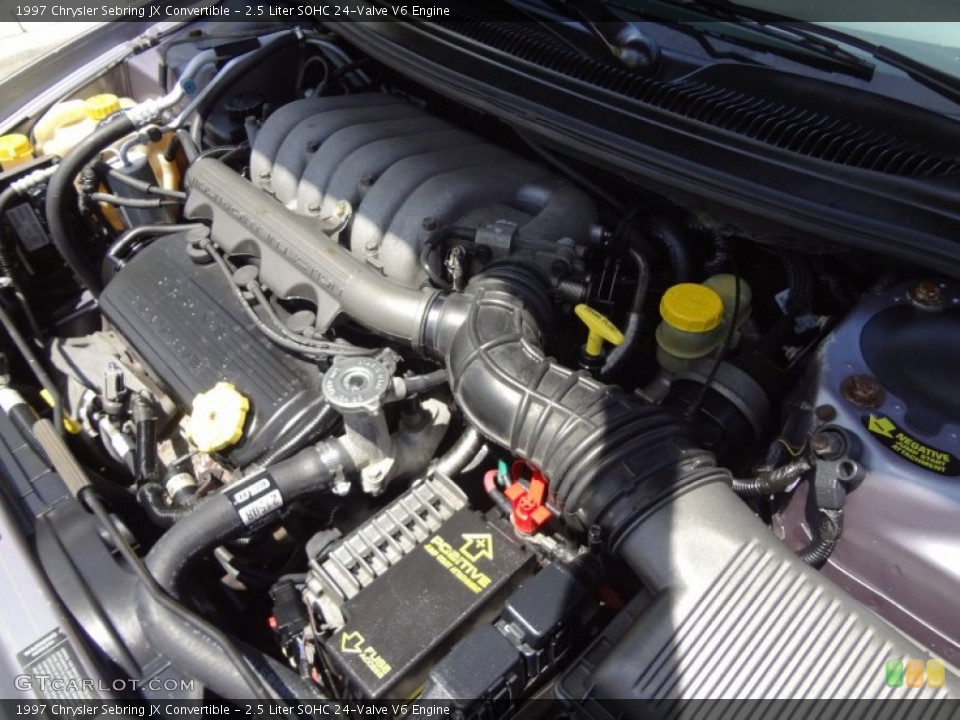 2.5 Liter SOHC 24-Valve V6 Engine for the 1997 Chrysler Sebring #70087173