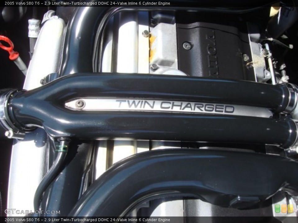 2.9 Liter Twin-Turbocharged DOHC 24-Valve Inline 6 Cylinder Engine for the 2005 Volvo S80 #70089441