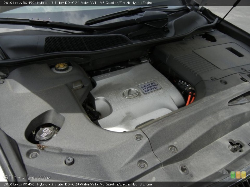 3.5 Liter DOHC 24-Valve VVT-i V6 Gasoline/Electric Hybrid Engine for the 2010 Lexus RX #70106913