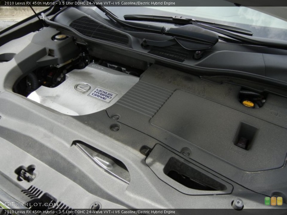 3.5 Liter DOHC 24-Valve VVT-i V6 Gasoline/Electric Hybrid Engine for the 2010 Lexus RX #70106925