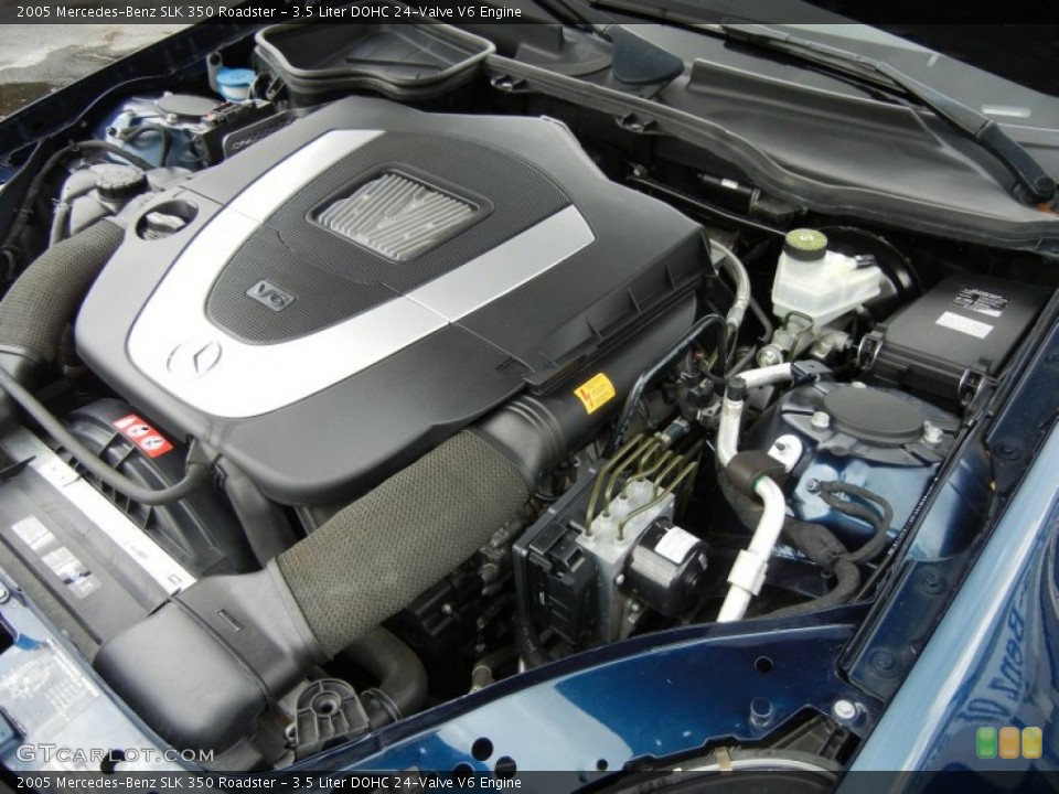 3.5 Liter DOHC 24-Valve V6 Engine for the 2005 Mercedes-Benz SLK #70107180