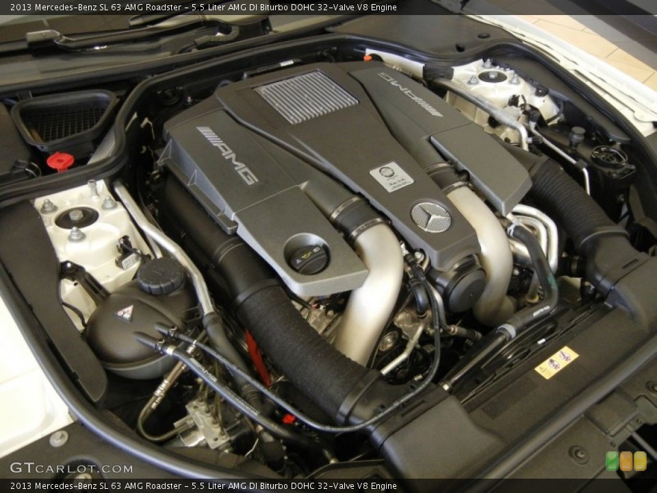 5.5 Liter AMG DI Biturbo DOHC 32-Valve V8 Engine for the 2013 Mercedes-Benz SL #70107948