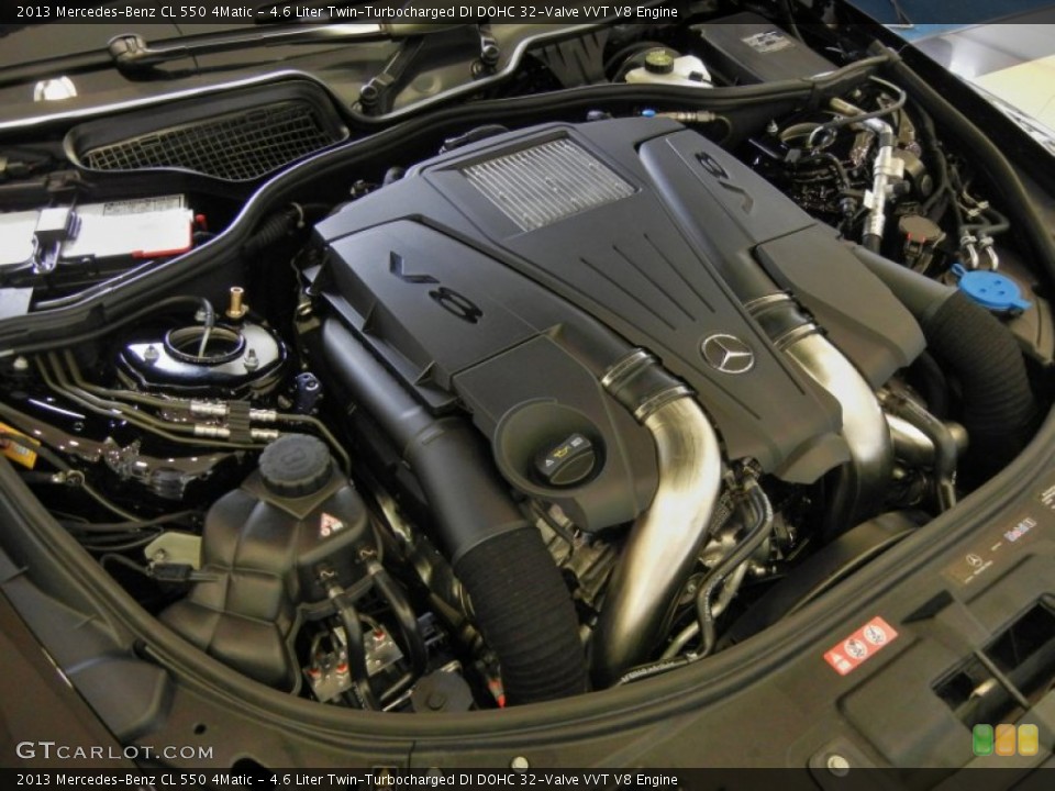 4.6 Liter Twin-Turbocharged DI DOHC 32-Valve VVT V8 Engine for the 2013 Mercedes-Benz CL #70108173