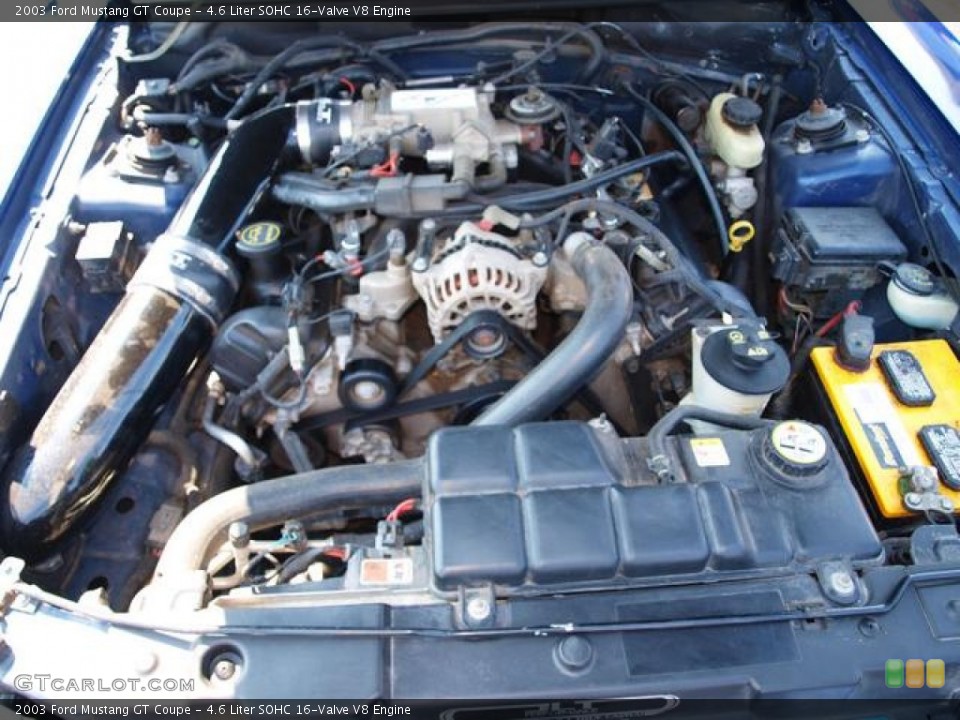 4.6 Liter SOHC 16-Valve V8 Engine for the 2003 Ford Mustang #70108785