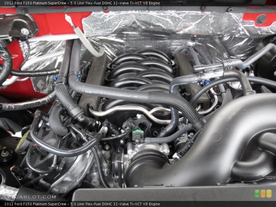 5.0 Liter Flex-Fuel DOHC 32-Valve Ti-VCT V8 Engine for the 2012 Ford F150 #70120863