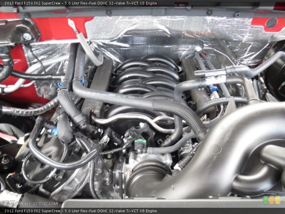 5.0 Liter Flex-Fuel DOHC 32-Valve Ti-VCT V8 Engine for the 2012 Ford F150 #70121568