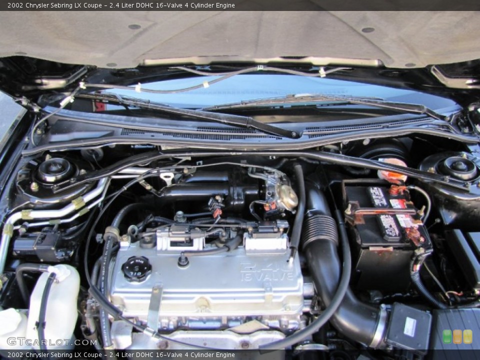 2.4 Liter DOHC 16-Valve 4 Cylinder 2002 Chrysler Sebring Engine