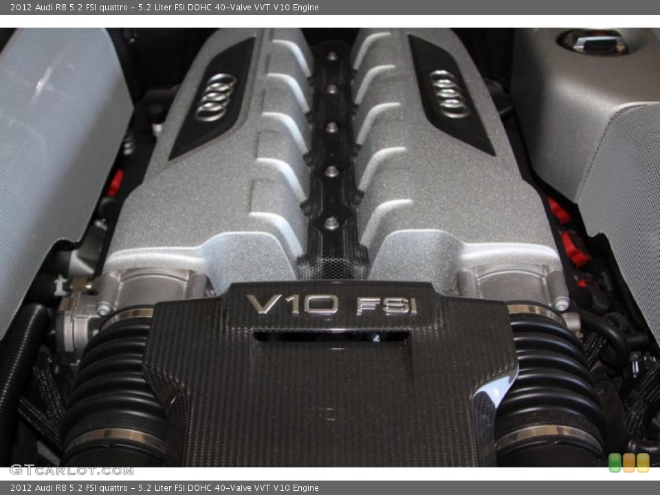 5.2 Liter FSI DOHC 40-Valve VVT V10 Engine for the 2012 Audi R8 #70144617