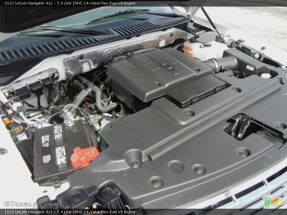 5.4 Liter SOHC 24-Valve Flex-Fuel V8 Engine for the 2012 Lincoln Navigator #70150772