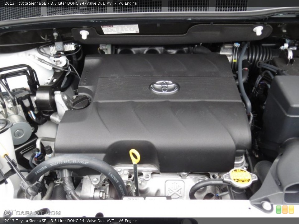 3.5 Liter DOHC 24-Valve Dual VVT-i V6 Engine for the 2013 Toyota Sienna #70167981