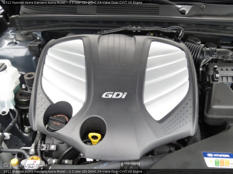 3.3 Liter GDI DOHC 24-Valve Dual-CVVT V6 Engine for the 2012 Hyundai Azera #70170365