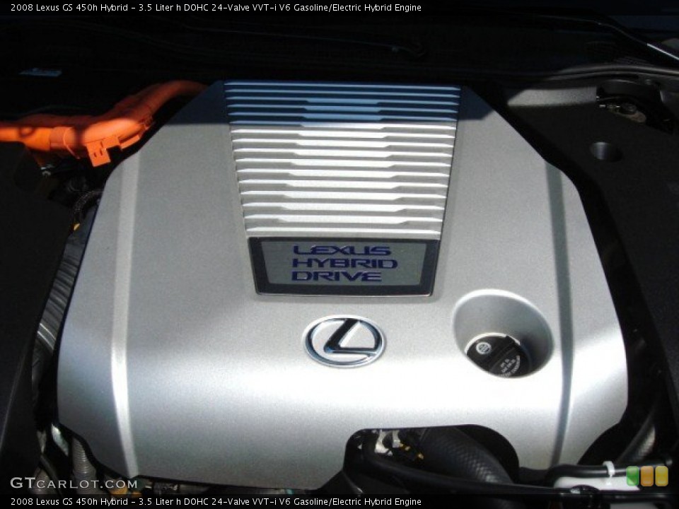 3.5 Liter h DOHC 24-Valve VVT-i V6 Gasoline/Electric Hybrid Engine for the 2008 Lexus GS #70170671
