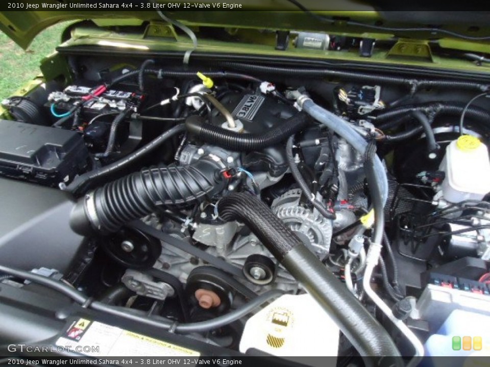 3.8 Liter OHV 12-Valve V6 Engine for the 2010 Jeep Wrangler Unlimited #70184048