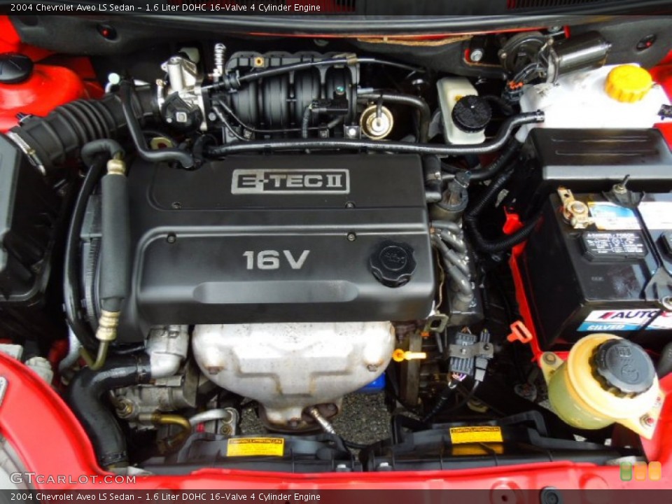 1.6 Liter DOHC 16-Valve 4 Cylinder Engine for the 2004 Chevrolet Aveo #70191359