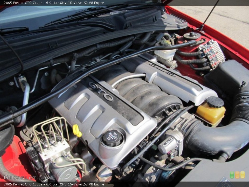 6.0 Liter OHV 16-Valve LS2 V8 Engine for the 2005 Pontiac GTO #70210213