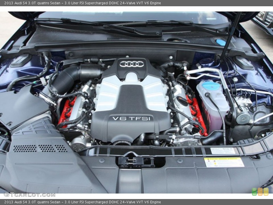 3.0 Liter FSI Supercharged DOHC 24-Valve VVT V6 Engine for the 2013 Audi S4 #70210216