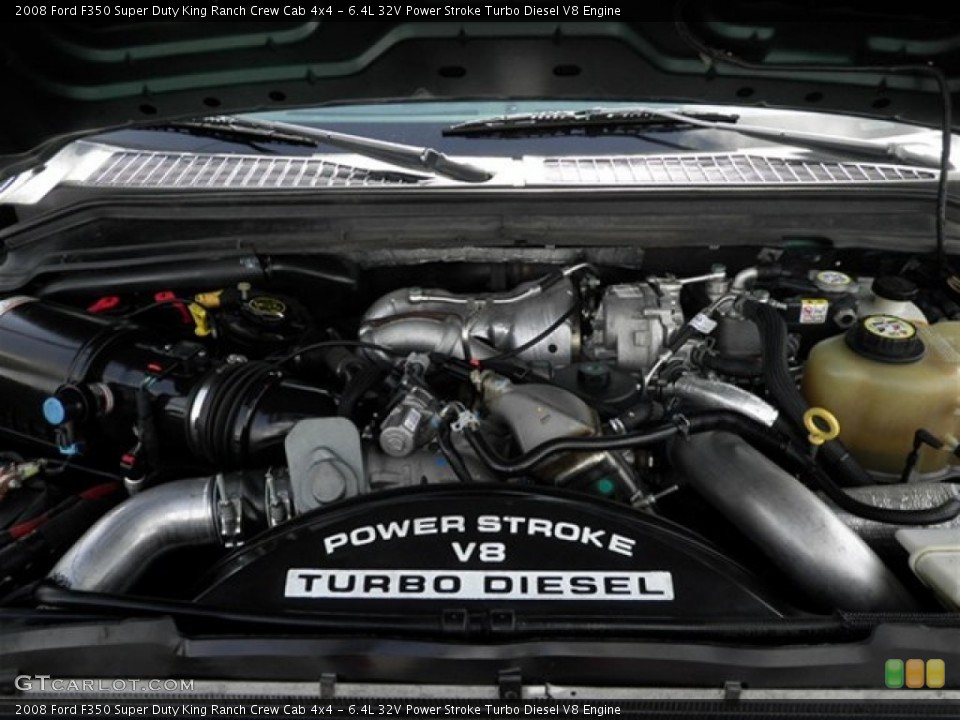 6.4L 32V Power Stroke Turbo Diesel V8 Engine for the 2008 Ford F350 Super Duty #70225966