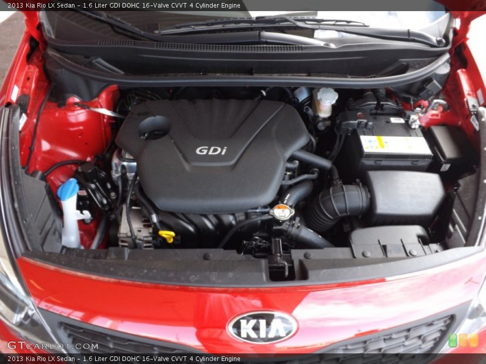 1.6 Liter GDI DOHC 16-Valve CVVT 4 Cylinder Engine for the 2013 Kia Rio #70228114