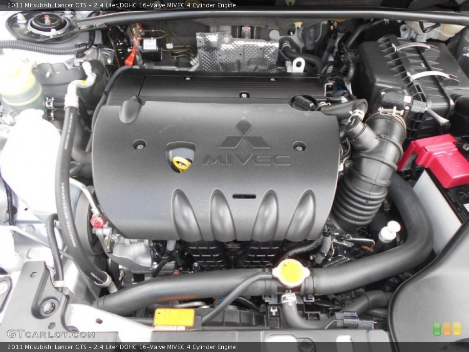 2.4 Liter DOHC 16-Valve MIVEC 4 Cylinder Engine for the 2011 Mitsubishi Lancer #70232848