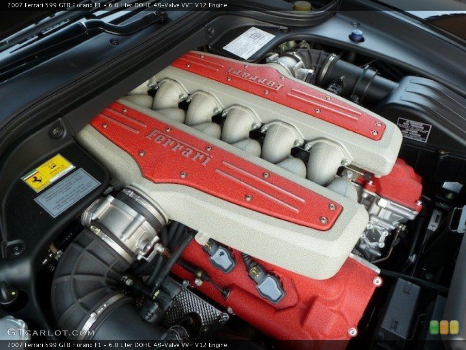 6.0 Liter DOHC 48-Valve VVT V12 Engine for the 2007 Ferrari 599 GTB Fiorano #70247545
