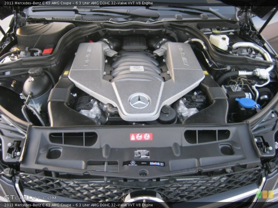 6.3 Liter AMG DOHC 32-Valve VVT V8 Engine for the 2013 Mercedes-Benz C #70292997