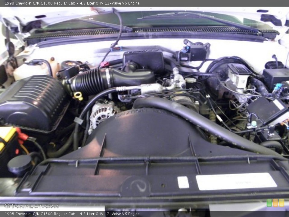 4.3 Liter OHV 12-Valve V6 1998 Chevrolet C/K Engine
