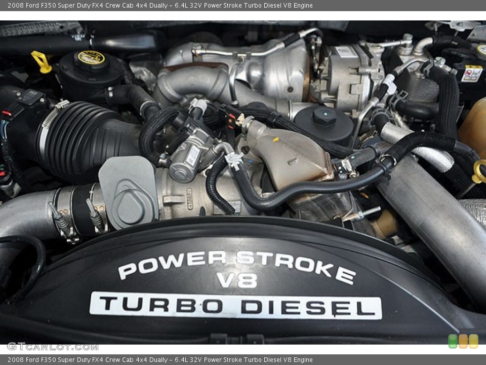 6.4L 32V Power Stroke Turbo Diesel V8 2008 Ford F350 Super Duty Engine