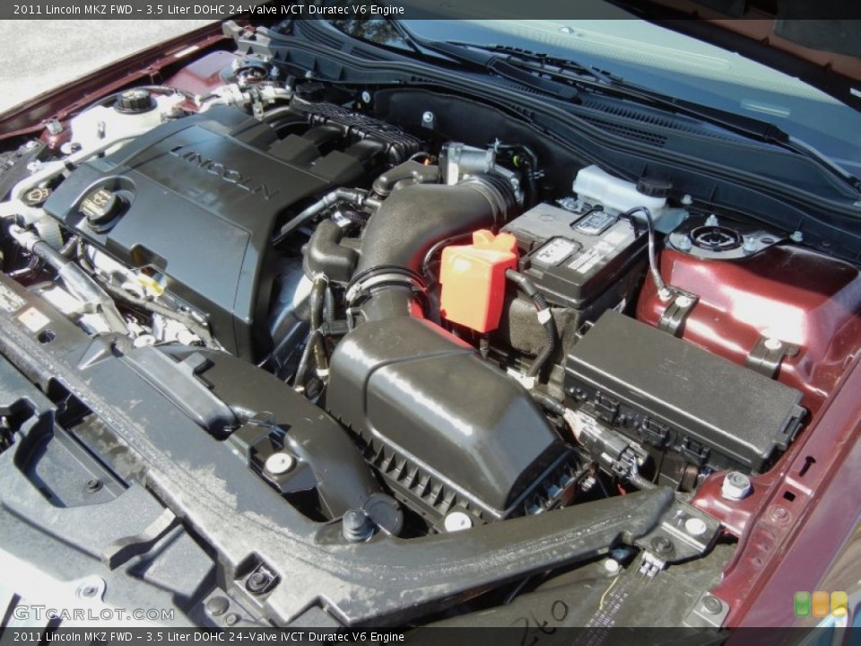 3.5 Liter DOHC 24-Valve iVCT Duratec V6 Engine for the 2011 Lincoln MKZ #70311909