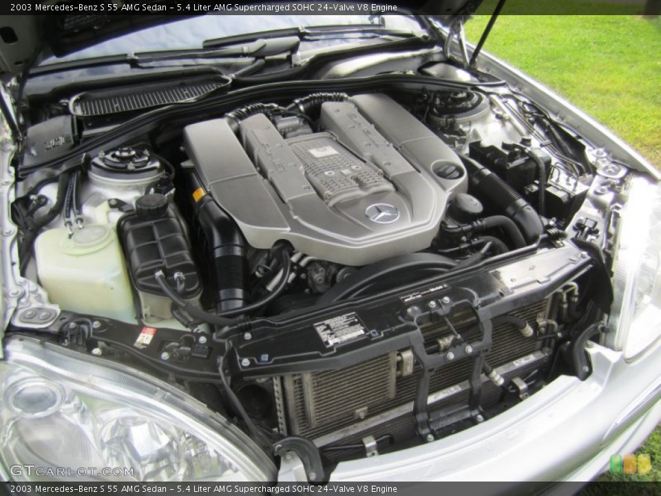 5.4 Liter AMG Supercharged SOHC 24-Valve V8 Engine for the 2003 Mercedes-Benz S #70313562