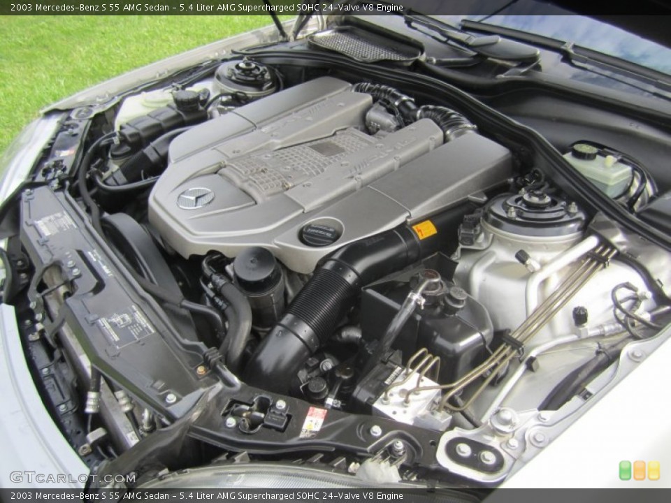5.4 Liter AMG Supercharged SOHC 24-Valve V8 Engine for the 2003 Mercedes-Benz S #70313580