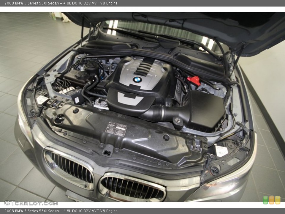 4.8L DOHC 32V VVT V8 Engine for the 2008 BMW 5 Series #70324467