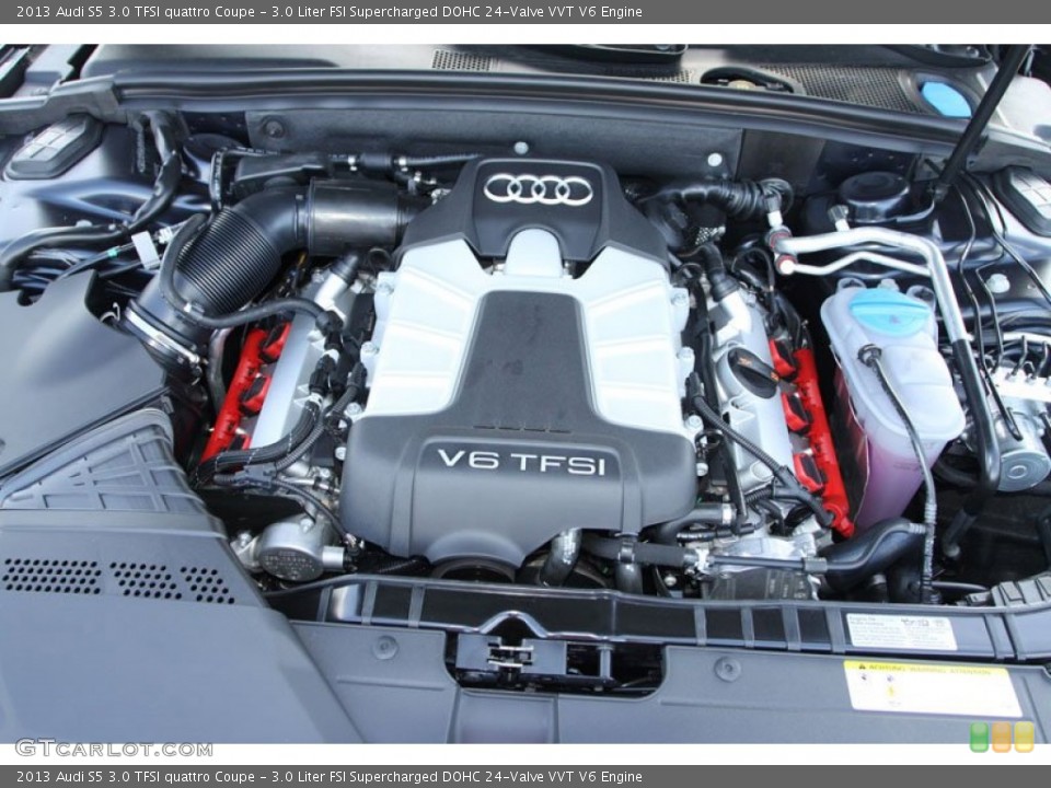 3.0 Liter FSI Supercharged DOHC 24-Valve VVT V6 Engine for the 2013 Audi S5 #70327590