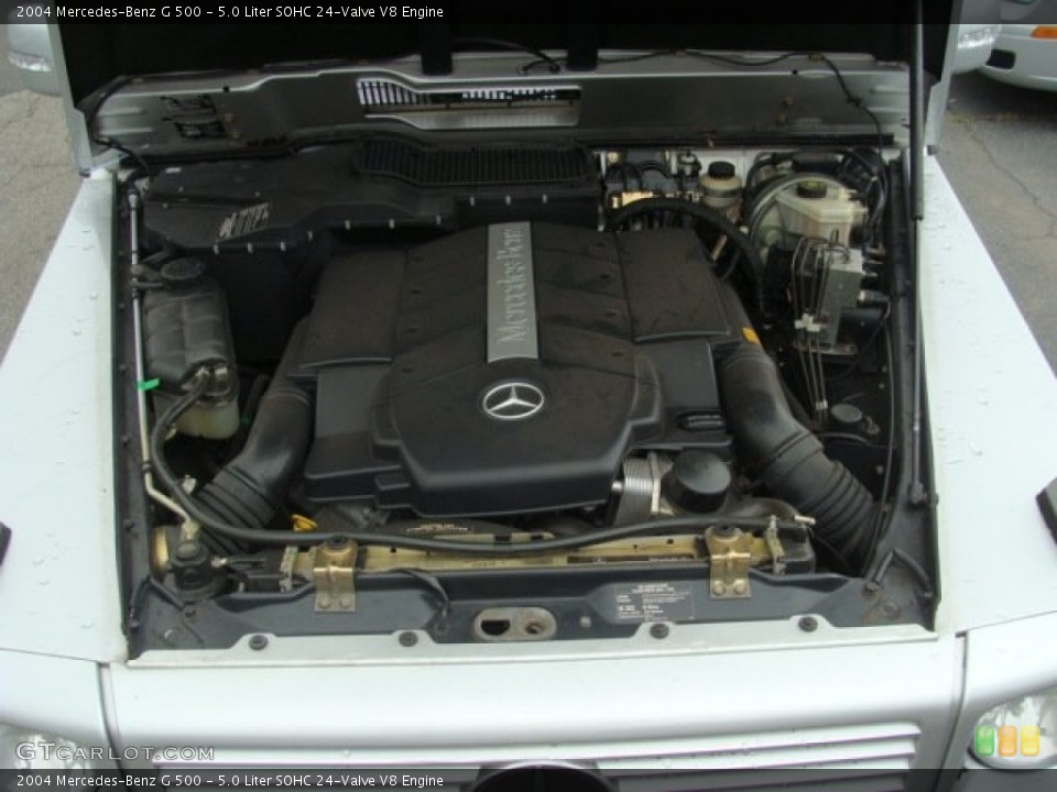 5.0 Liter SOHC 24-Valve V8 2004 Mercedes-Benz G Engine