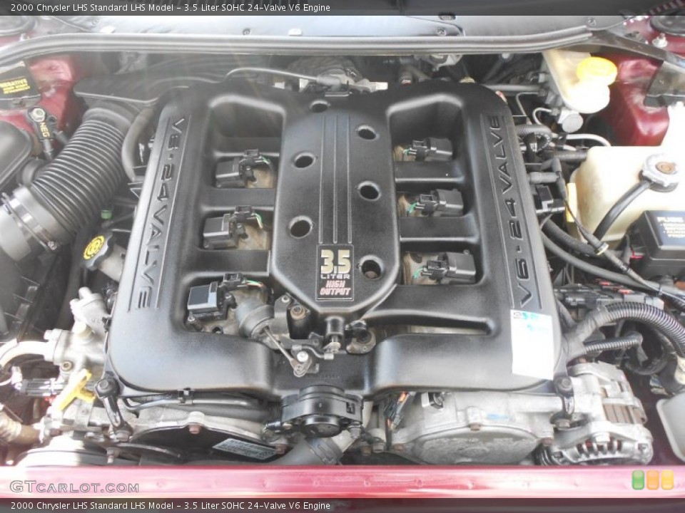 3.5 Liter SOHC 24-Valve V6 2000 Chrysler LHS Engine