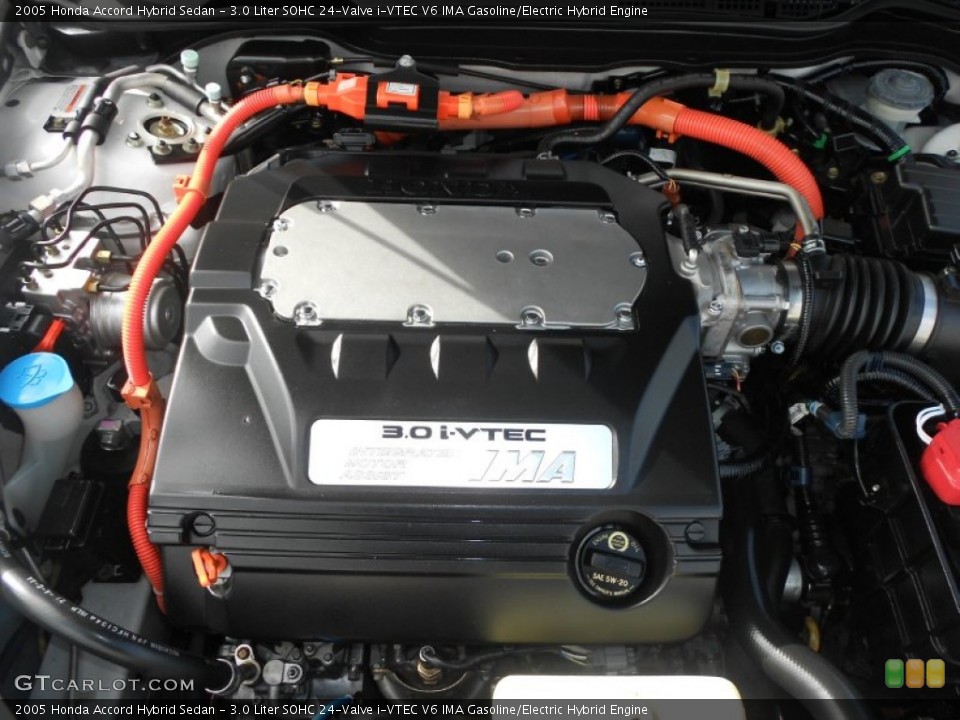 3.0 Liter SOHC 24-Valve i-VTEC V6 IMA Gasoline/Electric Hybrid Engine for the 2005 Honda Accord #70339251