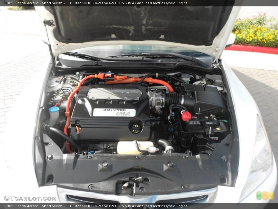 3.0 Liter SOHC 24-Valve i-VTEC V6 IMA Gasoline/Electric Hybrid Engine for the 2005 Honda Accord #70339258