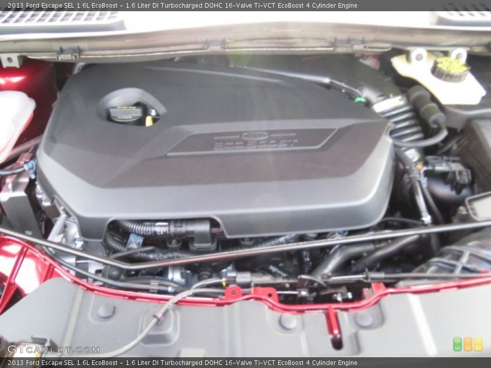 1.6 Liter DI Turbocharged DOHC 16-Valve Ti-VCT EcoBoost 4 Cylinder Engine for the 2013 Ford Escape #70343211