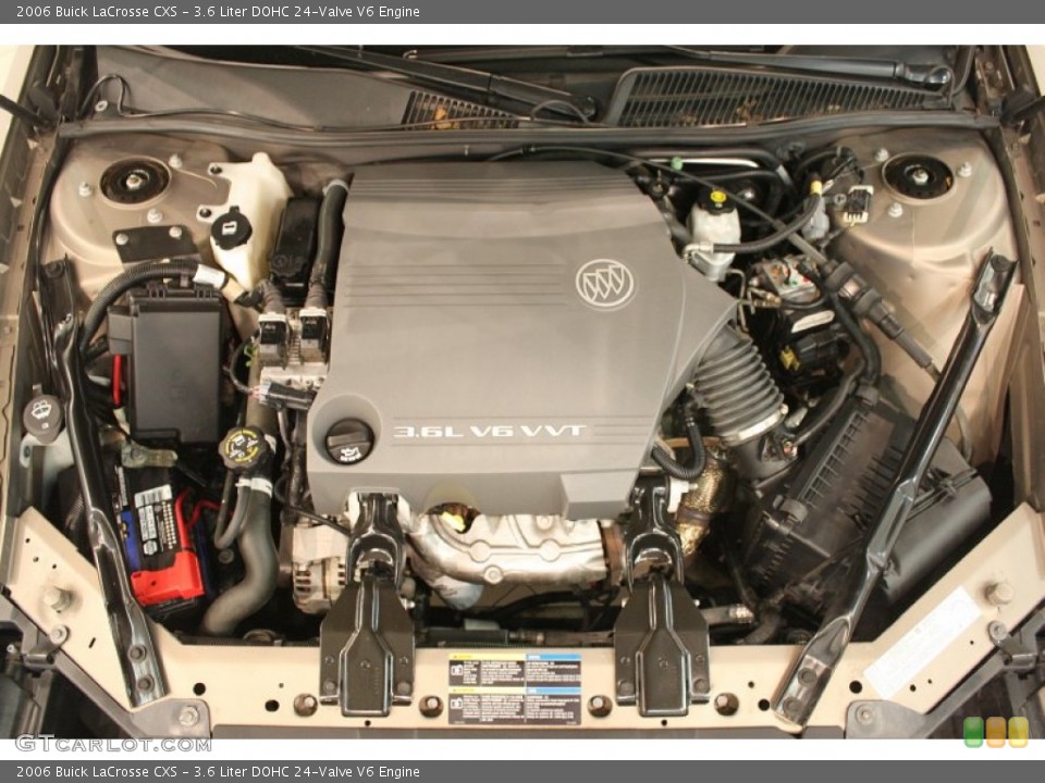 3.6 Liter DOHC 24-Valve V6 Engine for the 2006 Buick LaCrosse #70347423