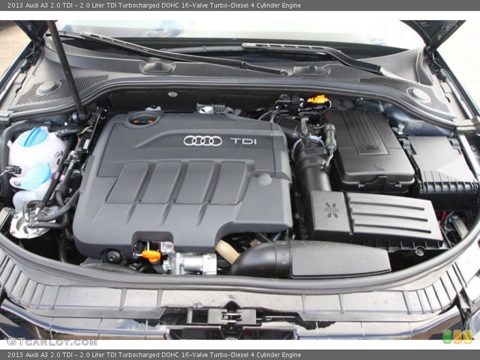 2.0 Liter TDI Turbocharged DOHC 16-Valve Turbo-Diesel 4 Cylinder Engine for the 2013 Audi A3 #70371984