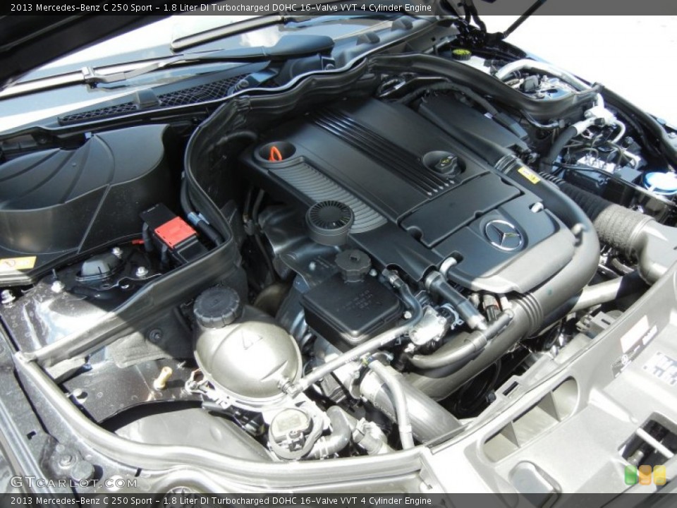 1.8 Liter DI Turbocharged DOHC 16-Valve VVT 4 Cylinder Engine for the 2013 Mercedes-Benz C #70376235