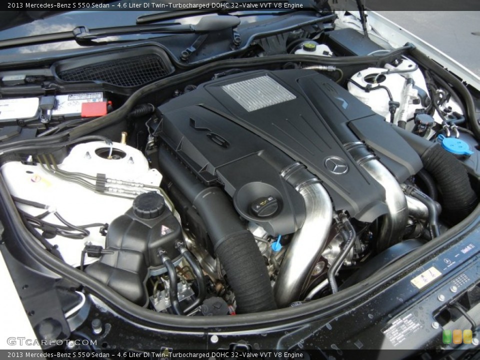 4.6 Liter DI Twin-Turbocharged DOHC 32-Valve VVT V8 Engine for the 2013 Mercedes-Benz S #70376361