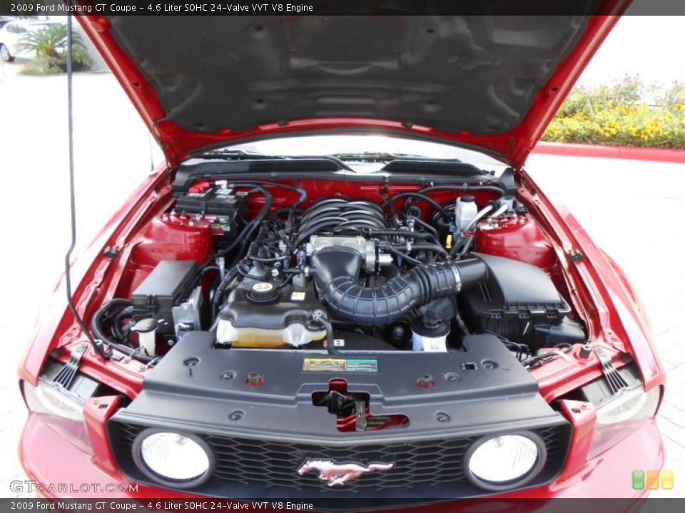 4.6 Liter SOHC 24-Valve VVT V8 Engine for the 2009 Ford Mustang #70379646