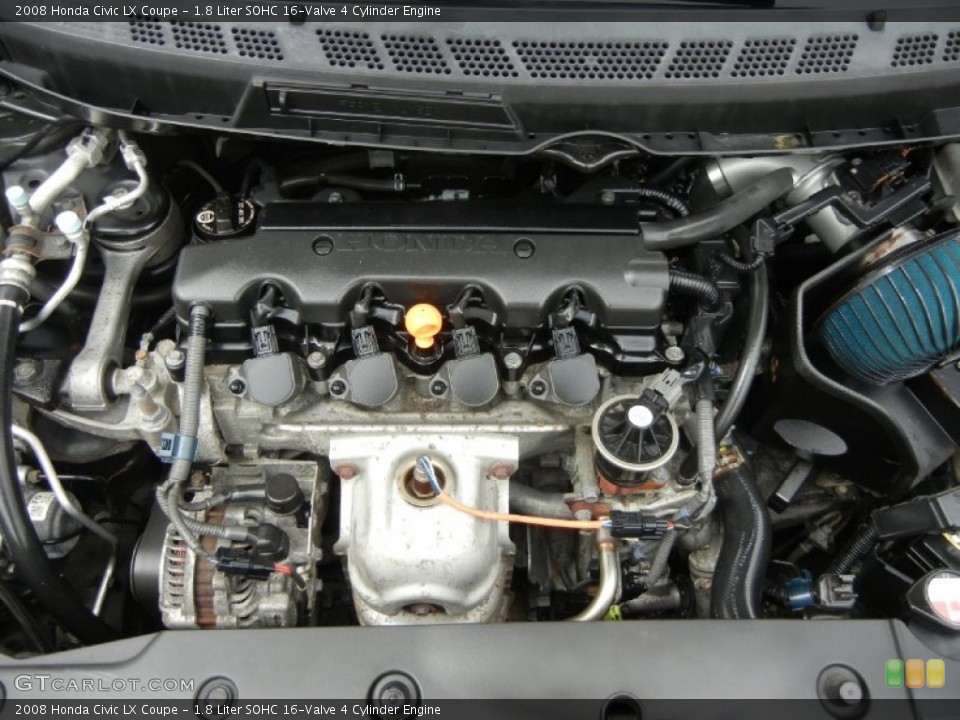 1.8 Liter SOHC 16-Valve 4 Cylinder Engine for the 2008 Honda Civic #70392189