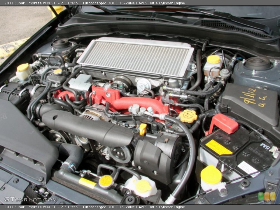 2.5 Liter STI Turbocharged DOHC 16-Valve DAVCS Flat 4 Cylinder Engine for the 2011 Subaru Impreza #70396557