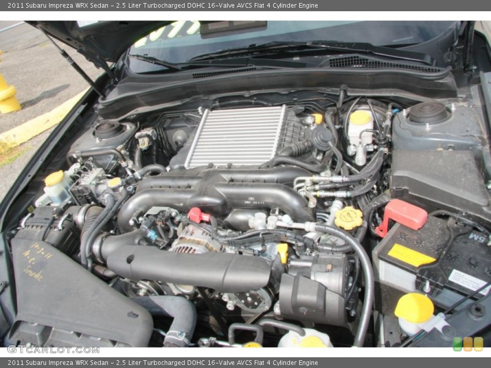 2.5 Liter Turbocharged DOHC 16-Valve AVCS Flat 4 Cylinder Engine for the 2011 Subaru Impreza #70397085